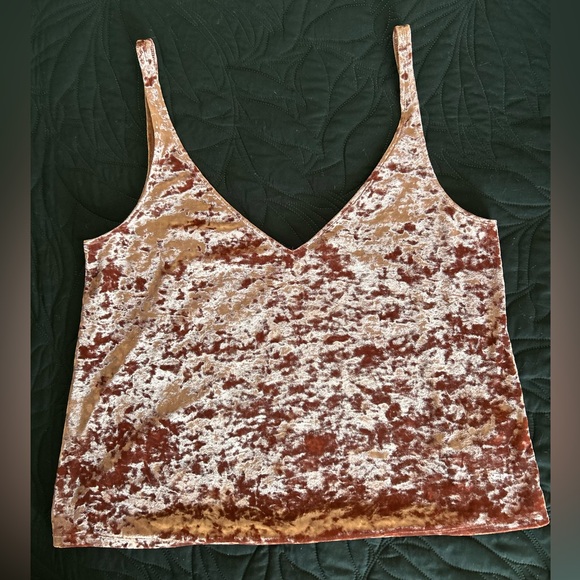 H&M velvet crop tank - Picture 2 of 6